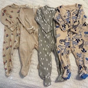 Old Navy Carters Footie Pajama Bundle 6-12 Months